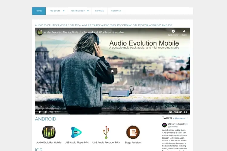 Audio Evolution Mobile Studio