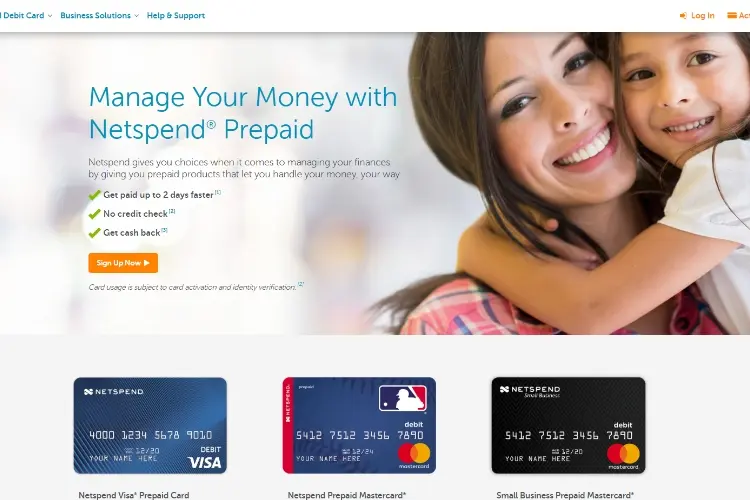 Netspend Visa Prepaid Card 