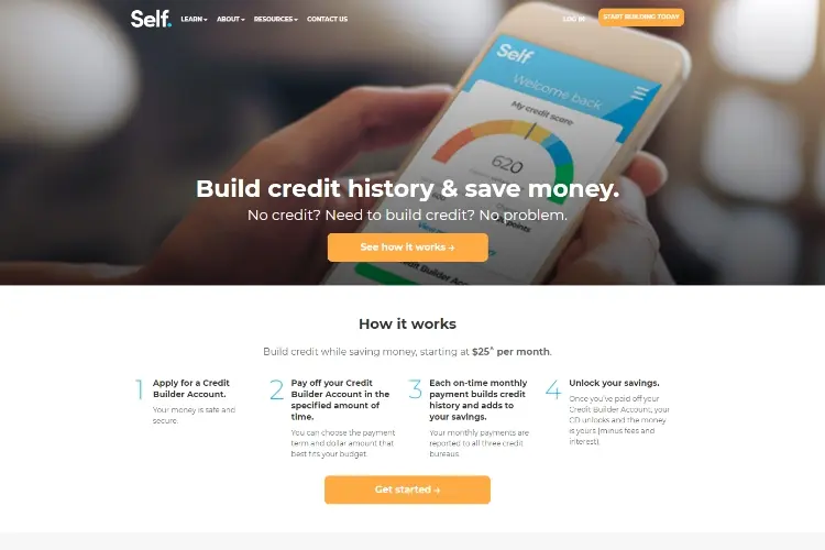 Self-Credit Builder Prepaid Card 