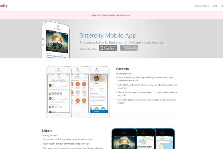 Sittercity app