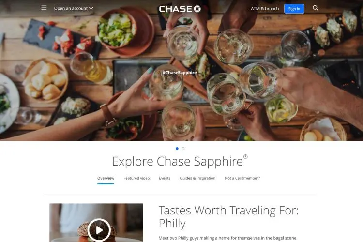 Chase Sapphire Preferred Card