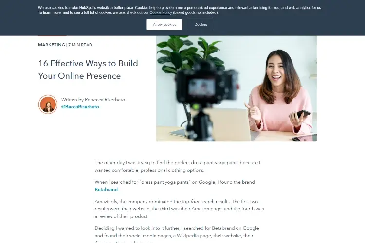 Monetizing Your Online Presence